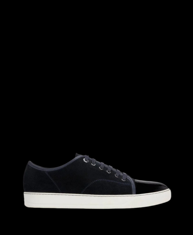 Lanvin Patent Cap Sneakers