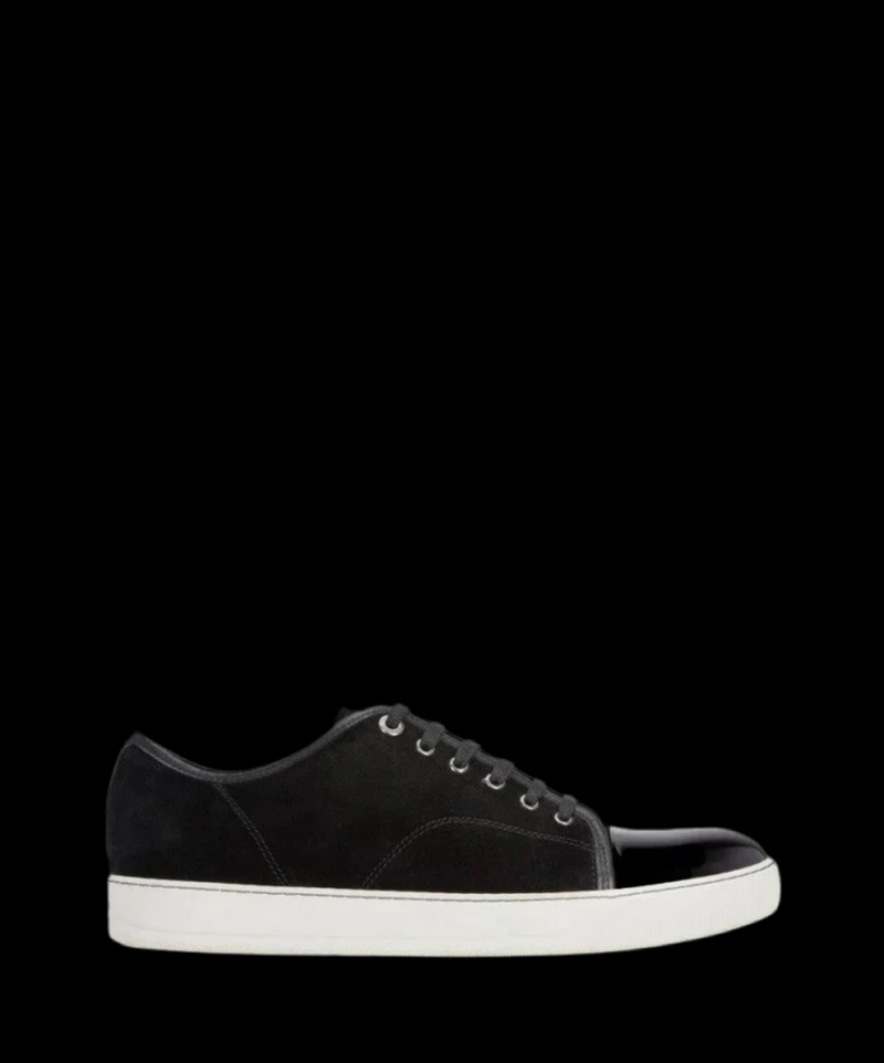 Lanvin Patent Cap Sneakers