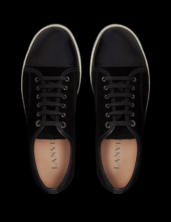 Lanvin Patent Cap Sneakers